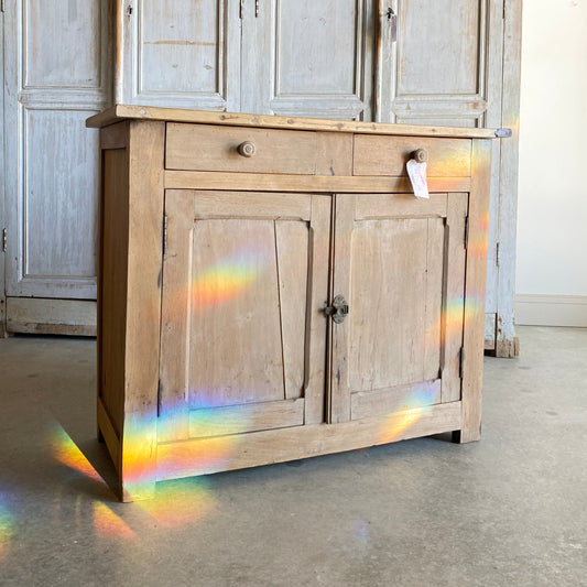 French Rustic Pine Cabinet