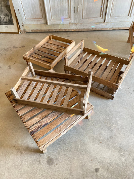 French Wood Drying Rack- Small