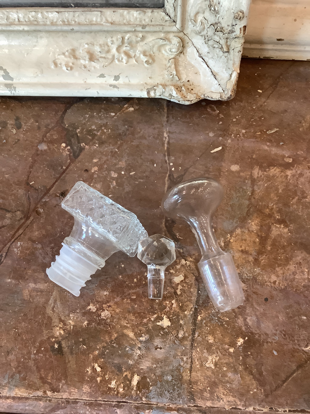 French Glass Bottle Stopper