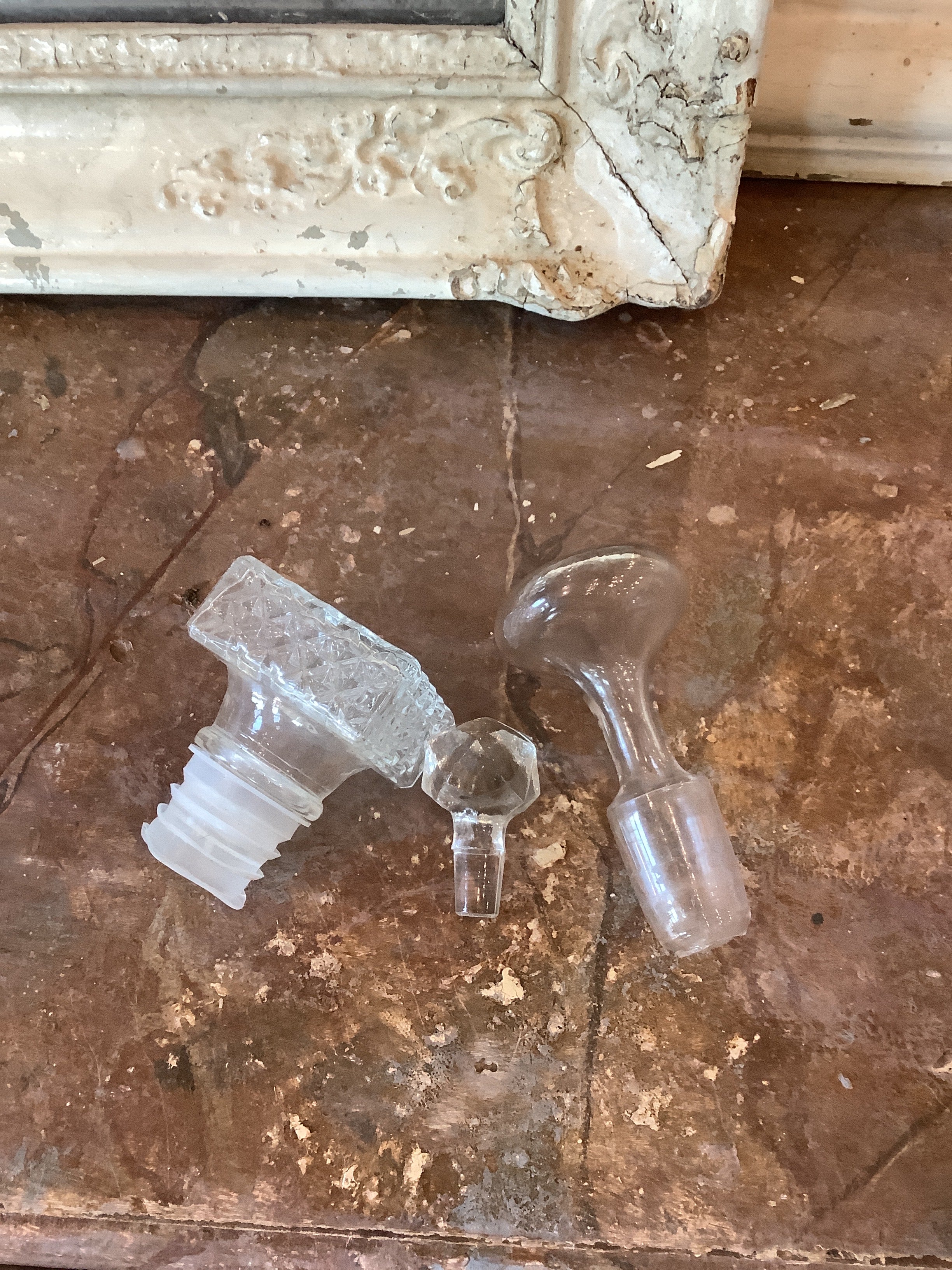 French Glass Bottle Stopper
