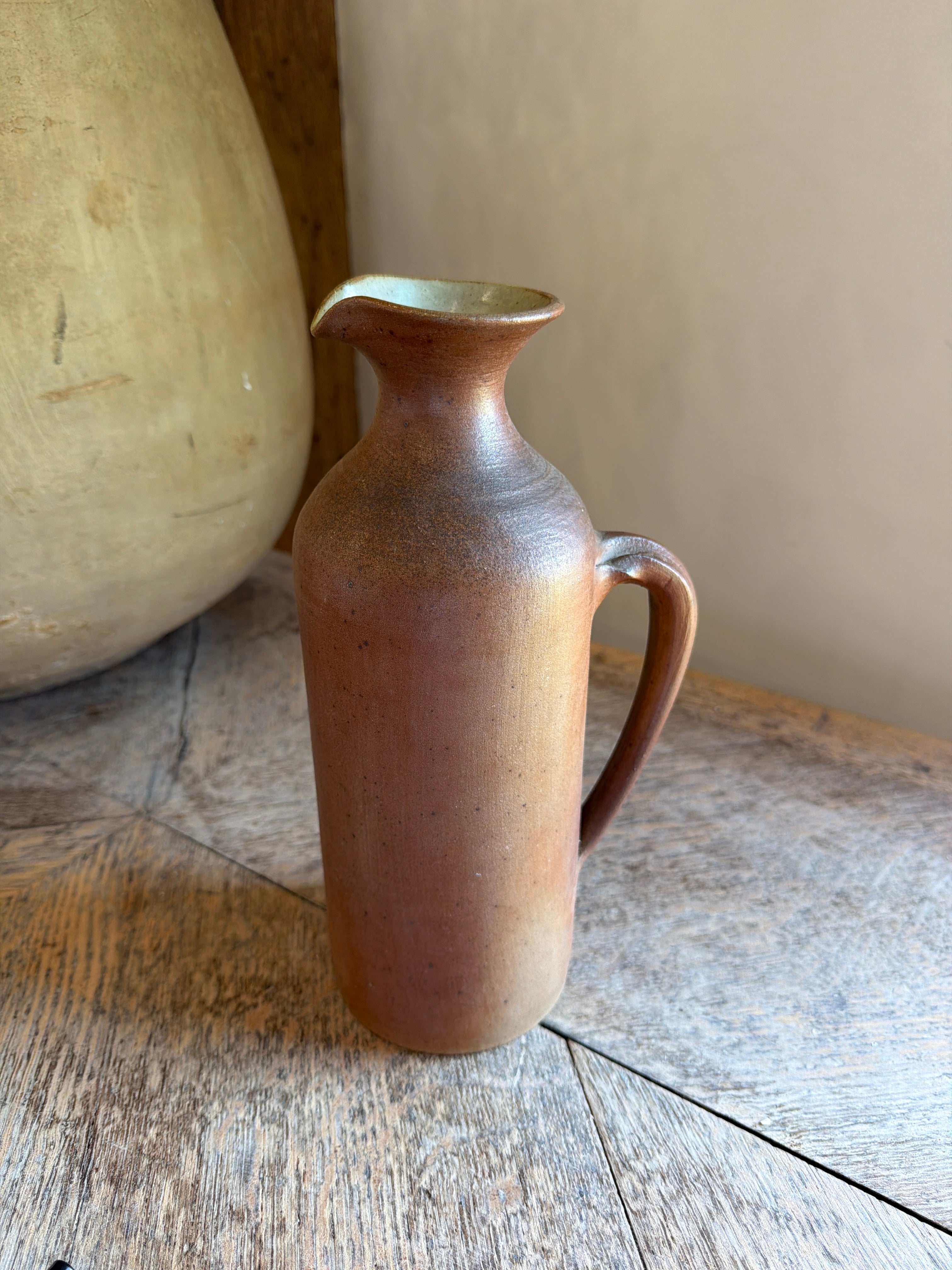 Earthenware Glazed Pottery Pitcher