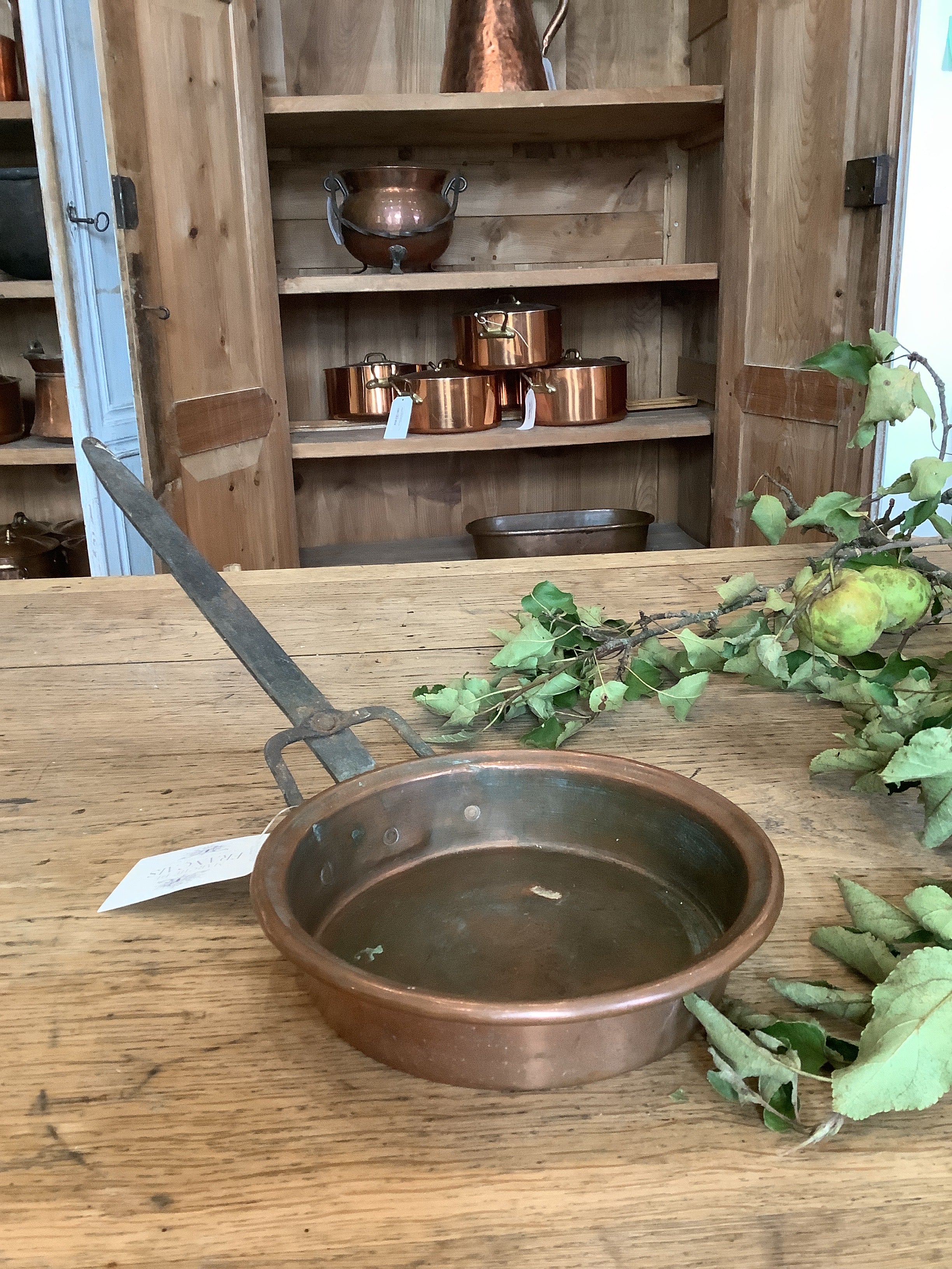 French Copper Sautoir (Saute) Pan