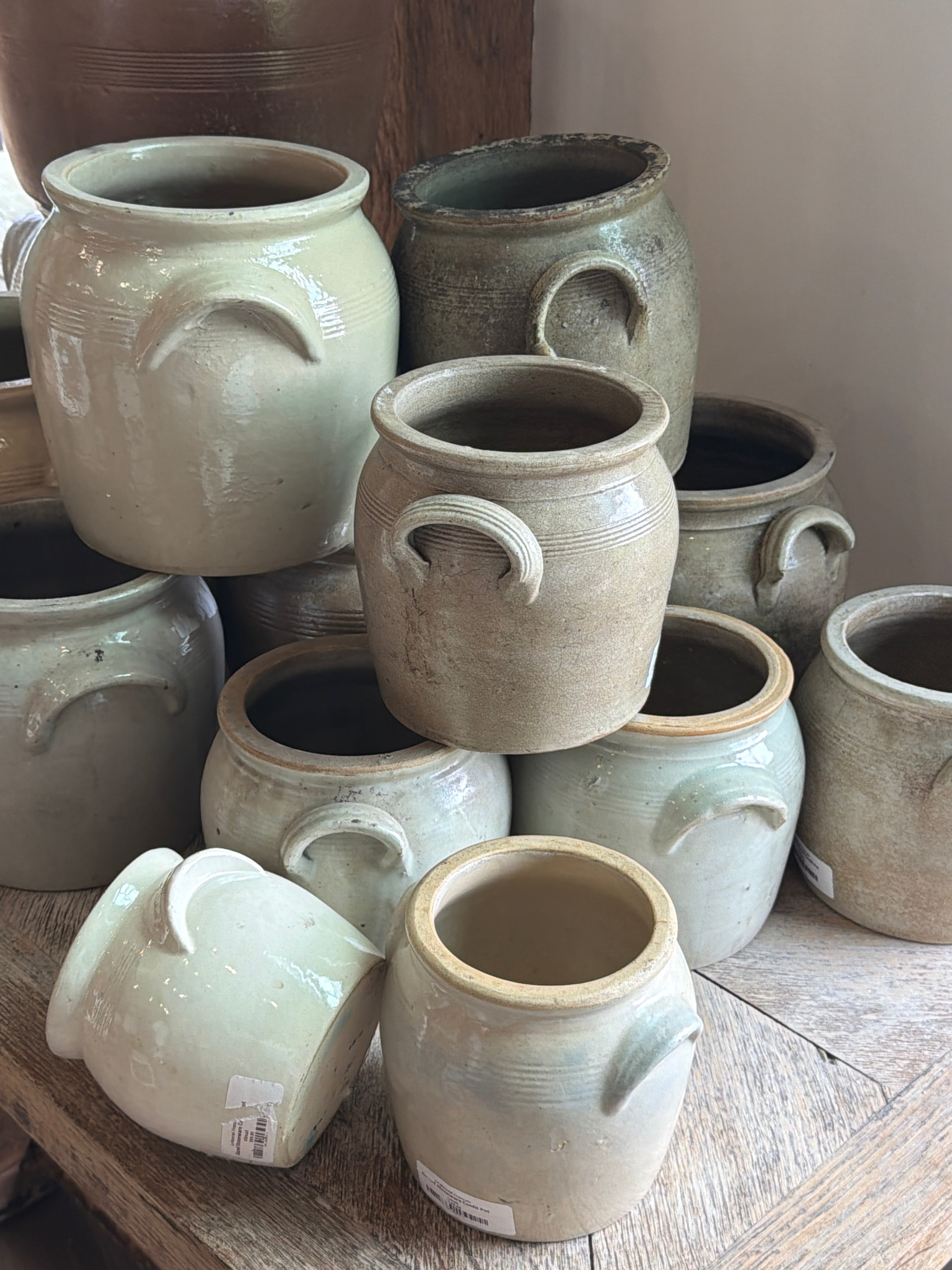 Glazed Stoneware Confit Pot