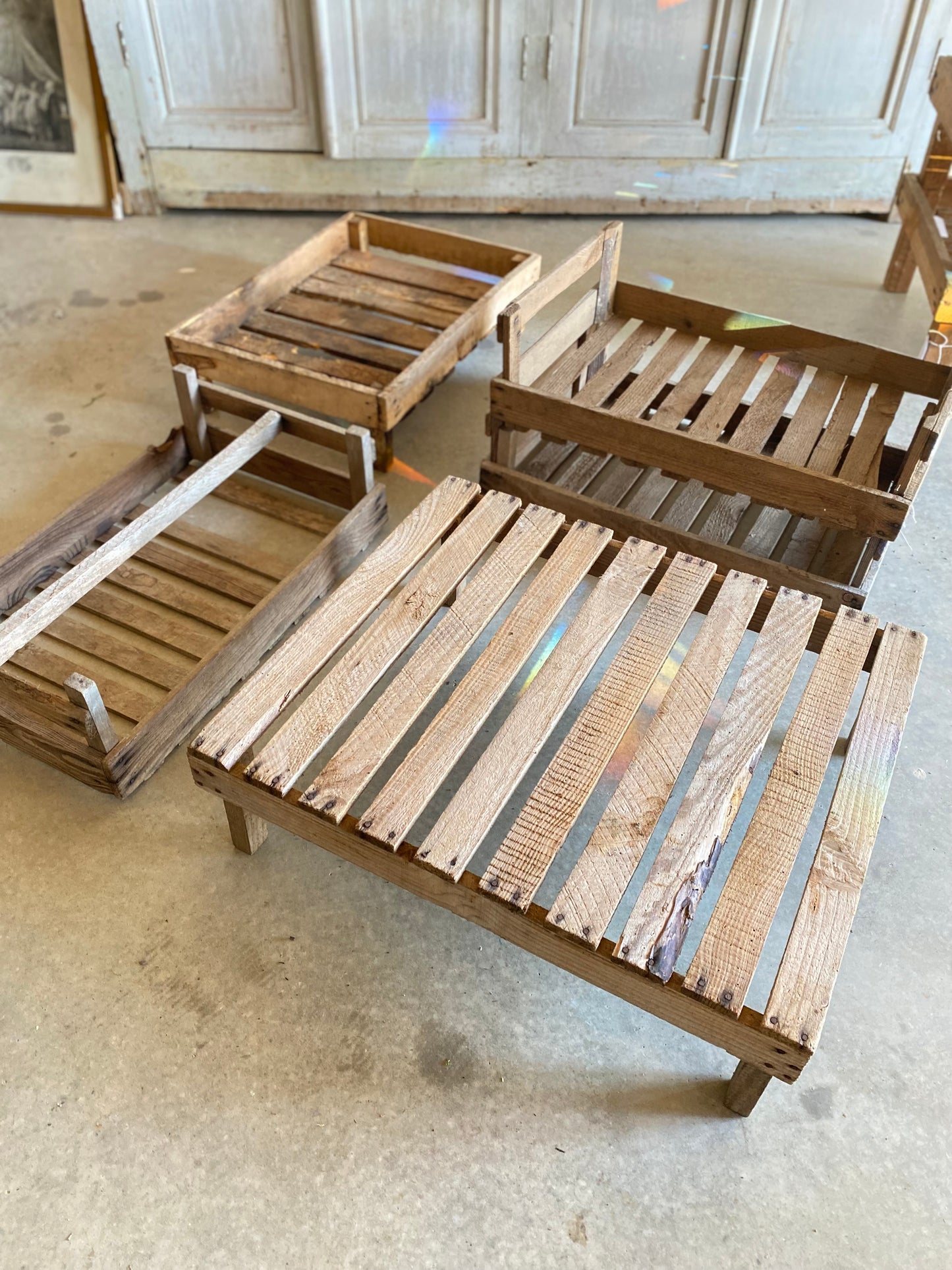 French Wood Drying Rack- Small