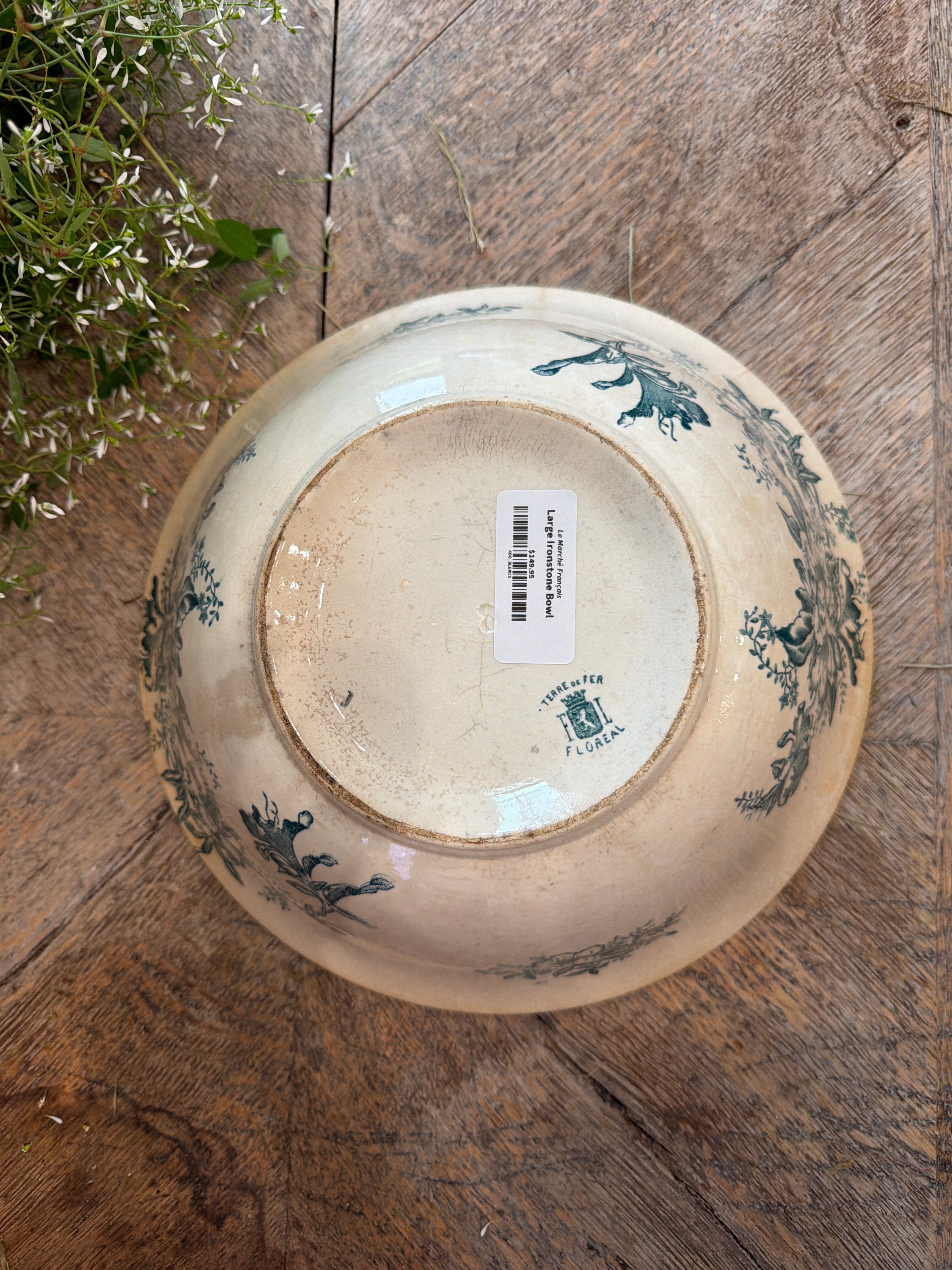Large Ironstone Bowl