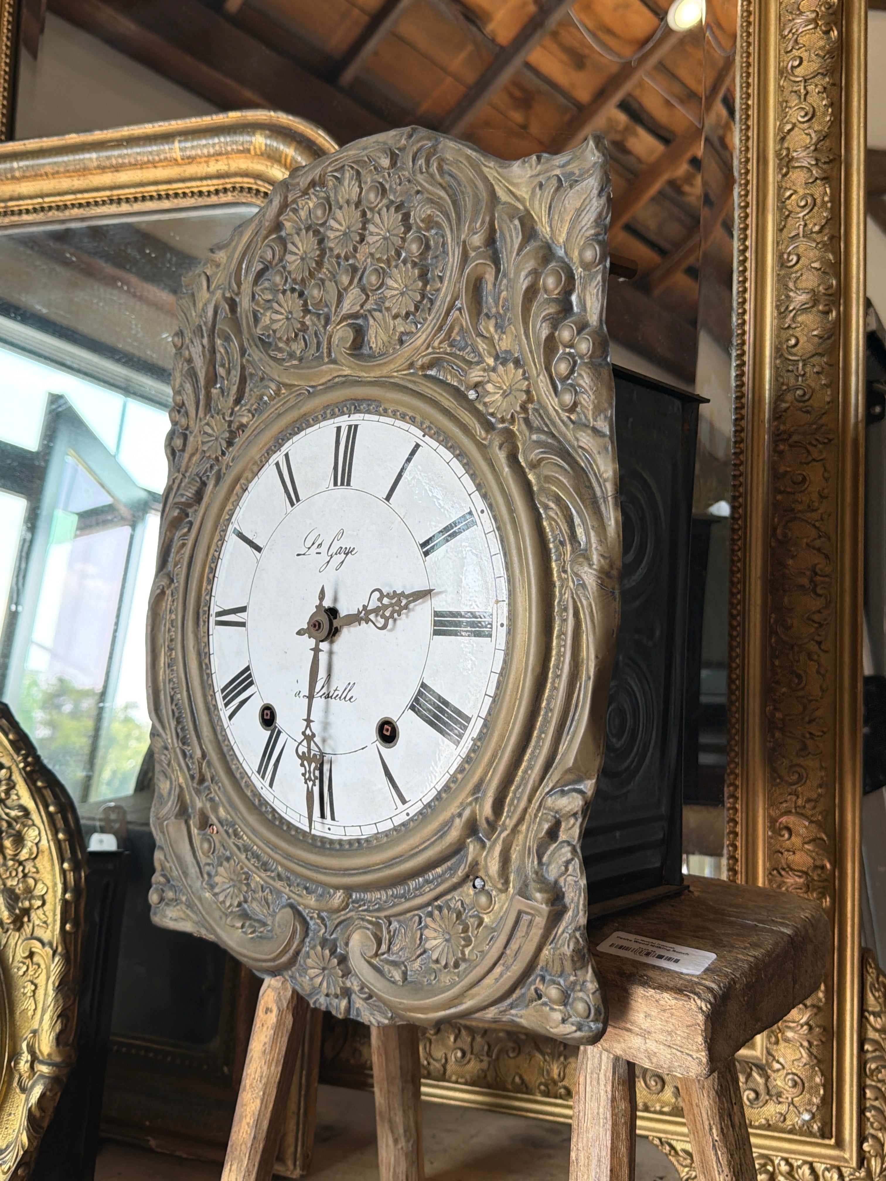 Antique French Comtoise Clock