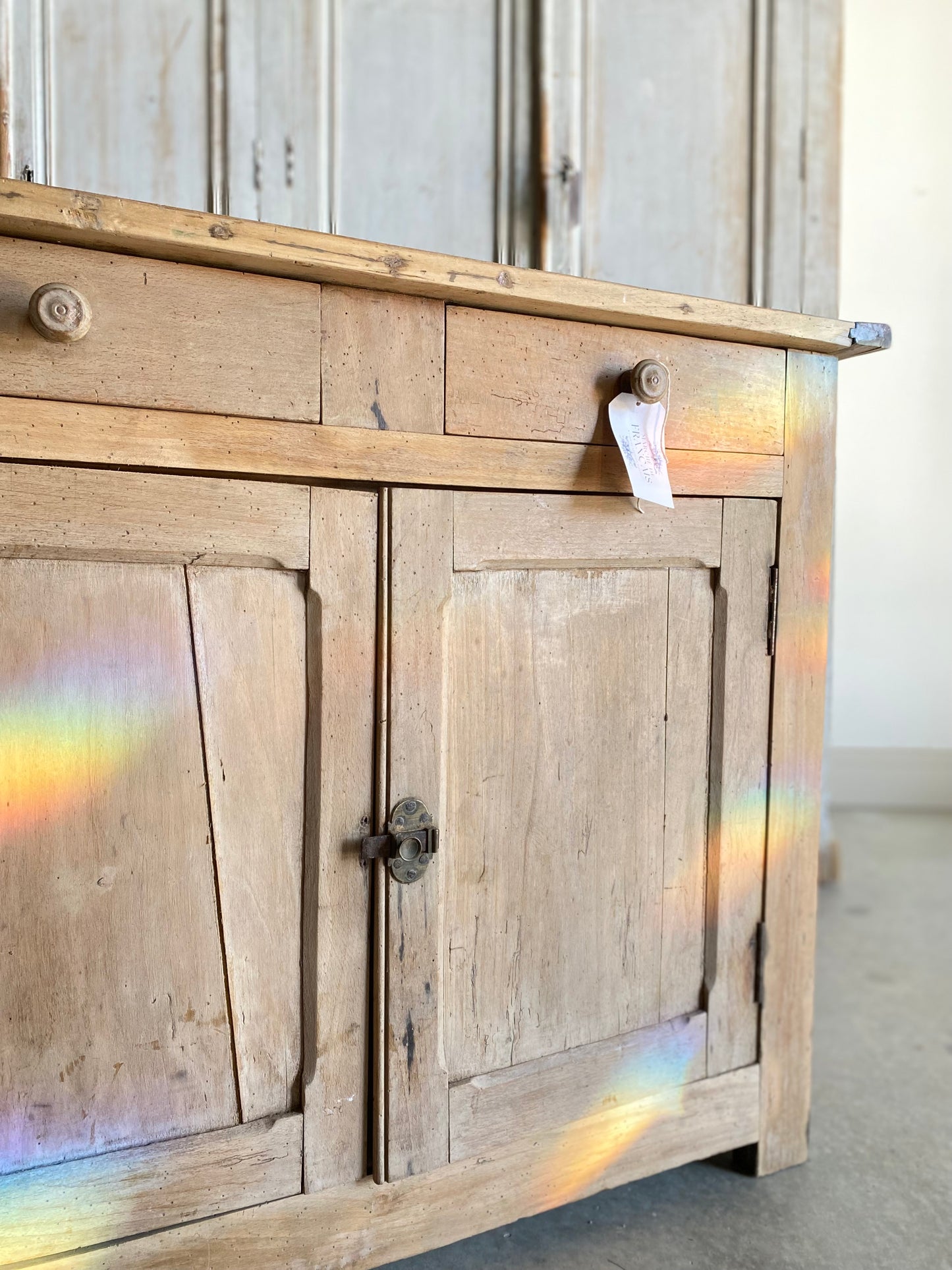 French Rustic Pine Cabinet