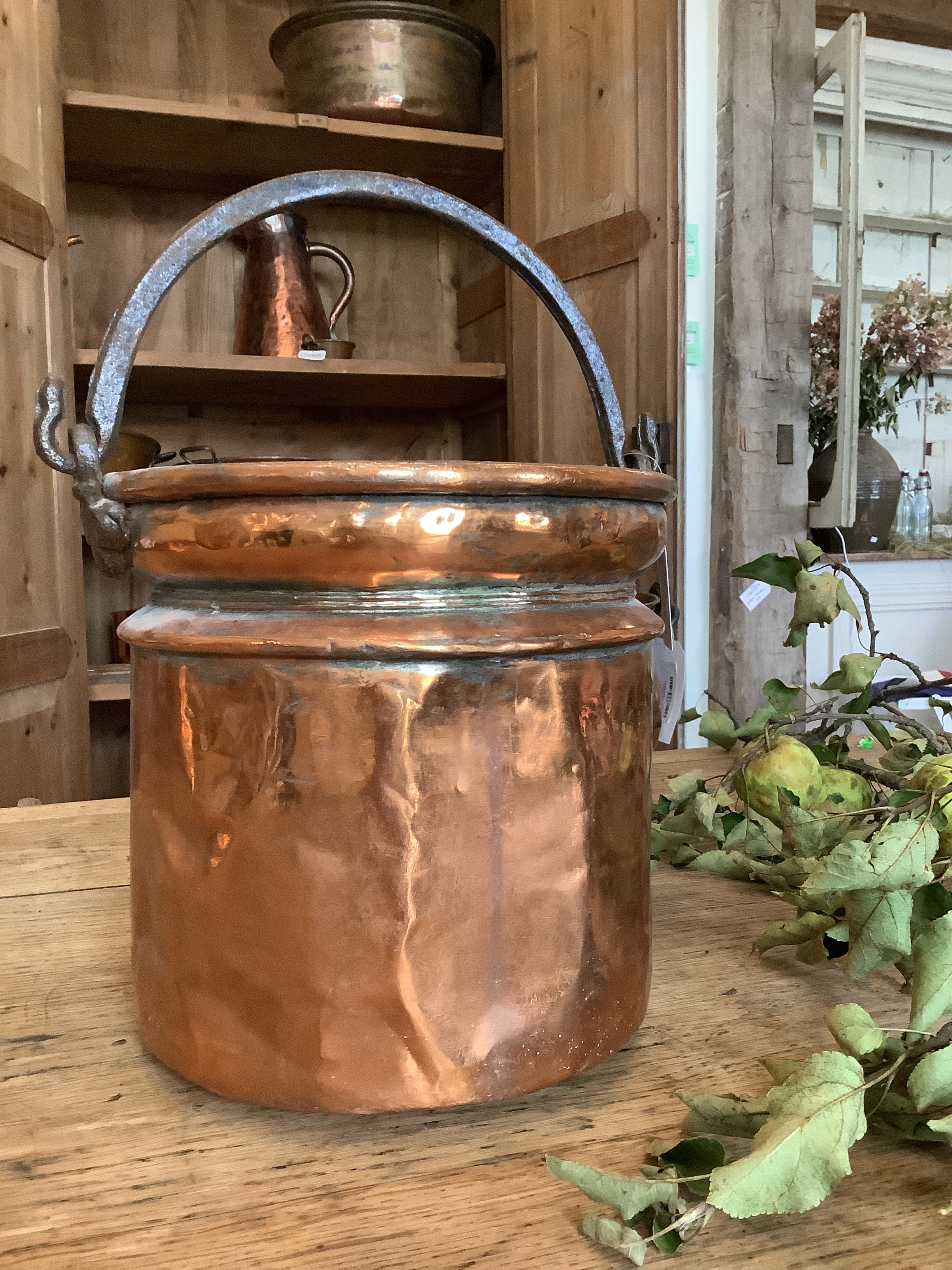 Copper Kettle with Swing Handle