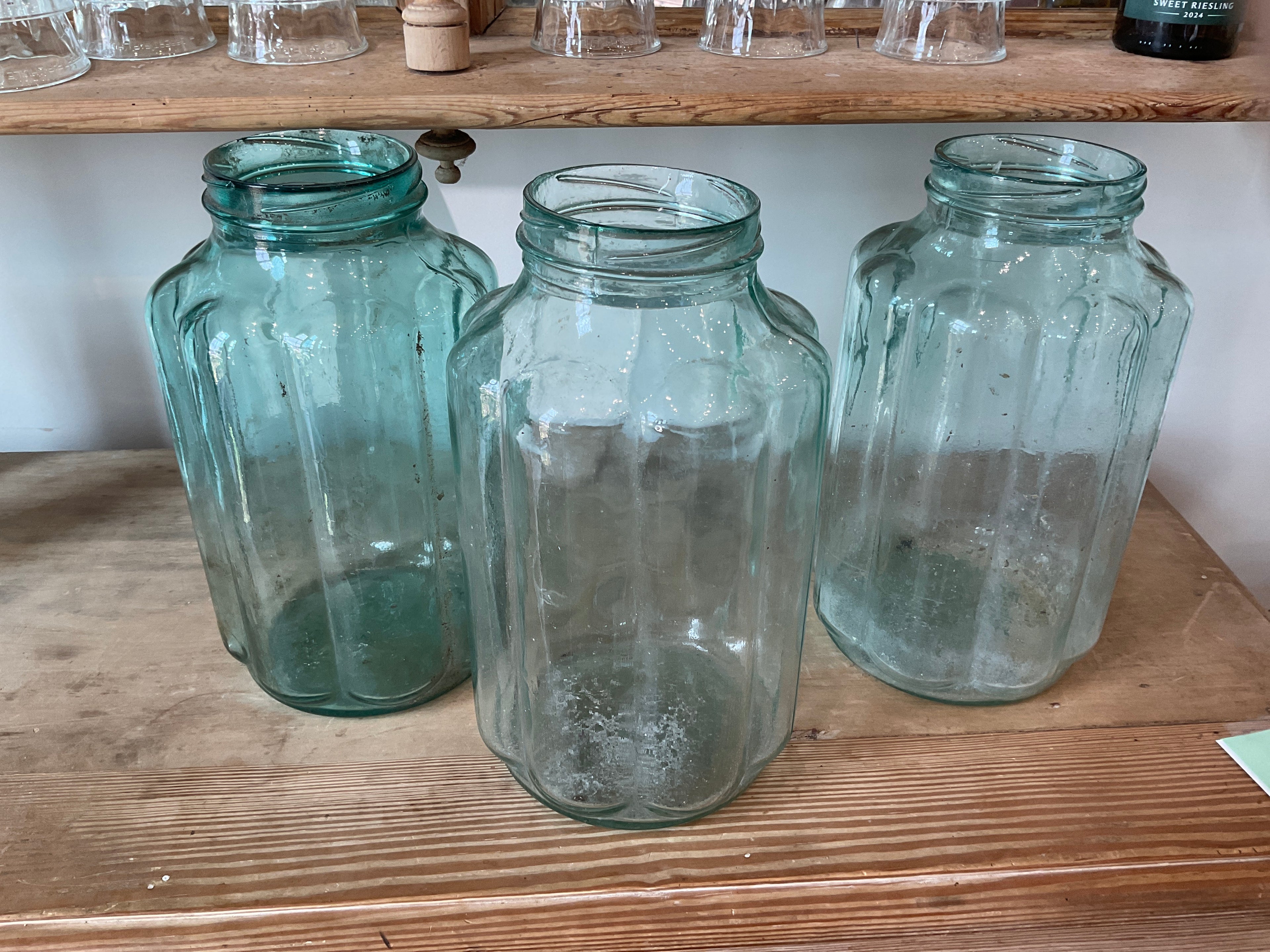 Ribbed Pickling Jar