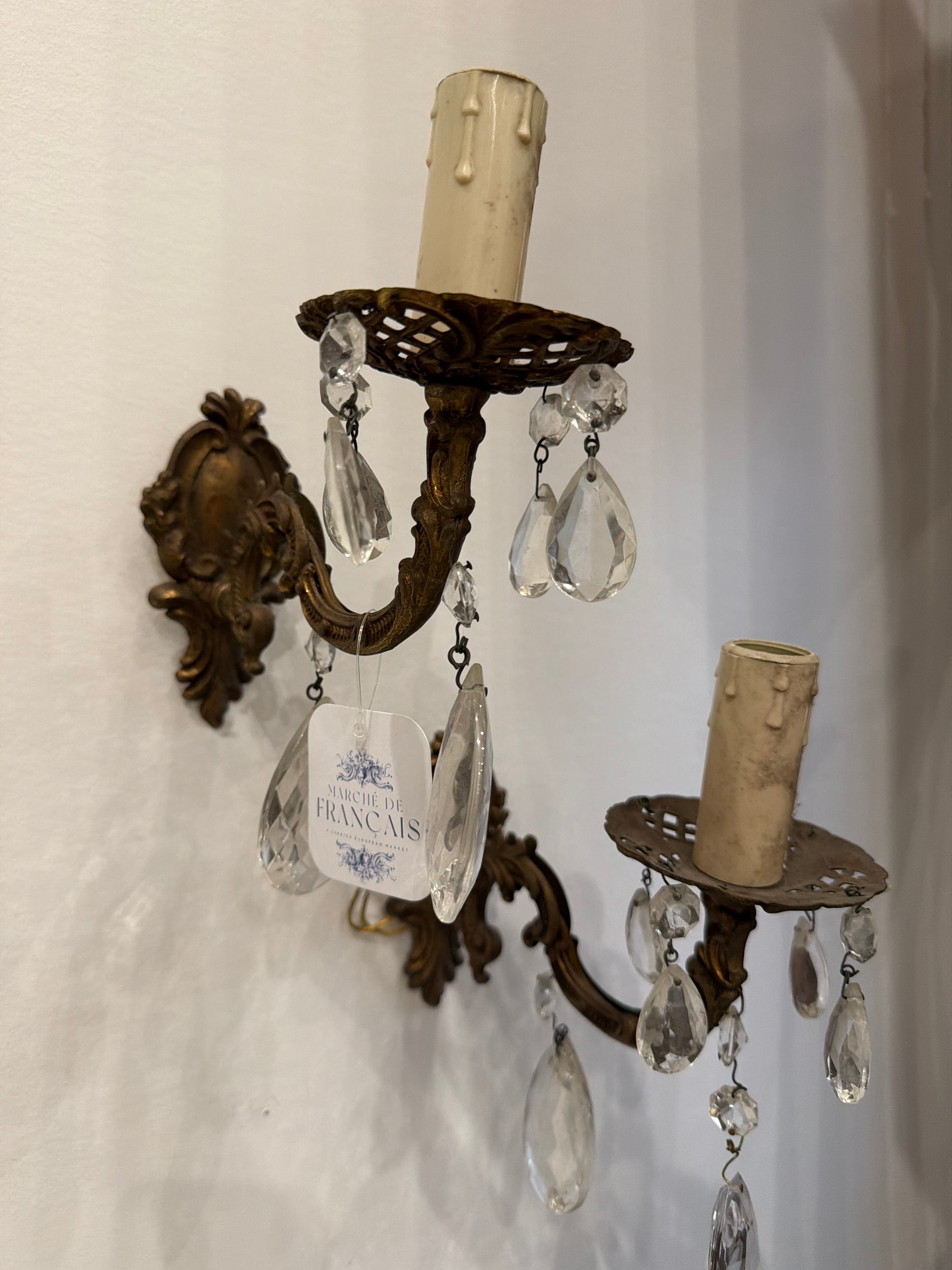 Simple Brass Sconce (Pair)