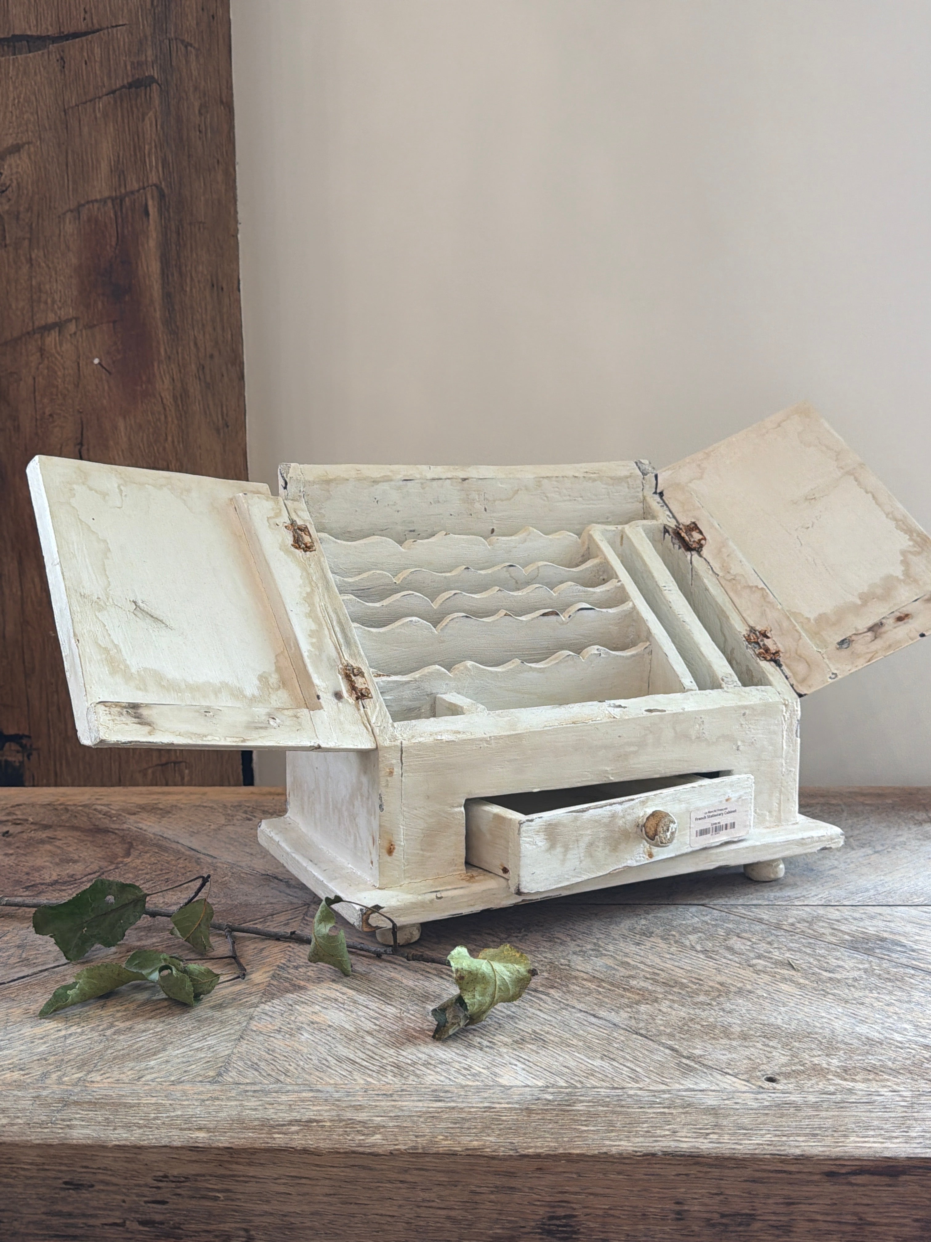 French White Stationary Cabinet
