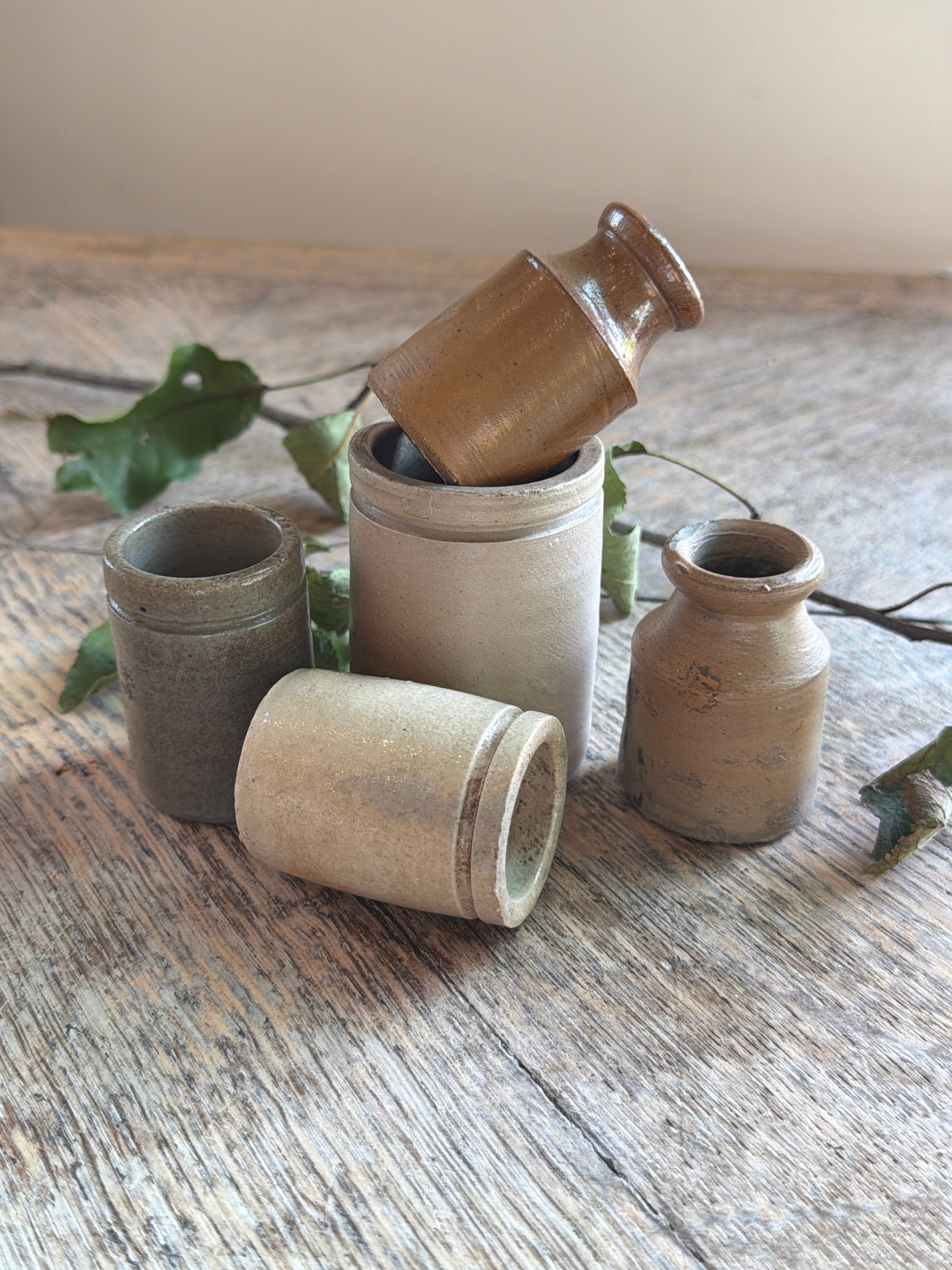 Petite Stoneware Apothecary Bottle