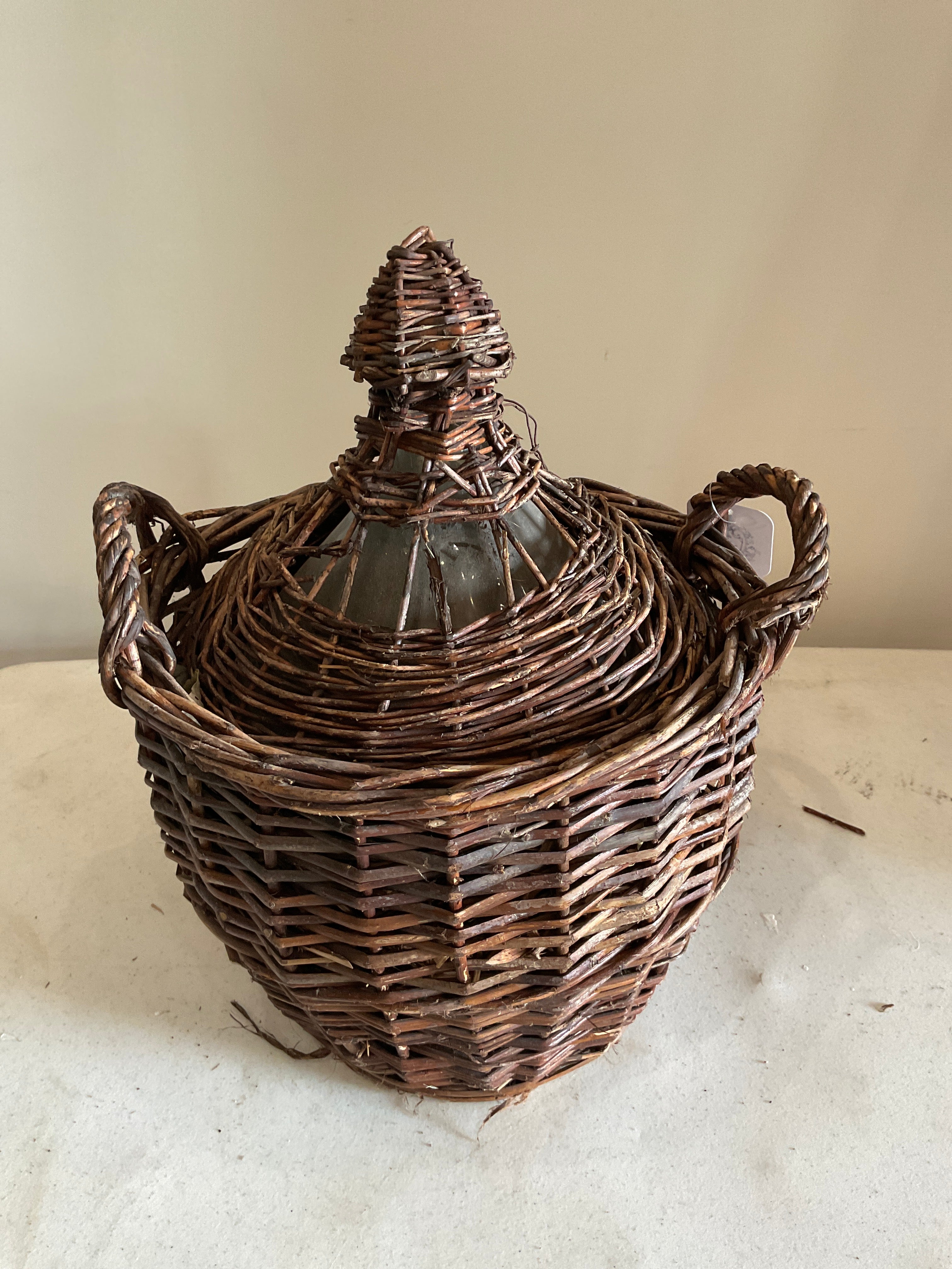 Wicker-Wrapped Demijohn