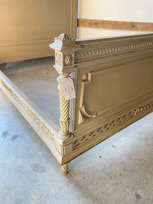 French Full Size Bed Frame