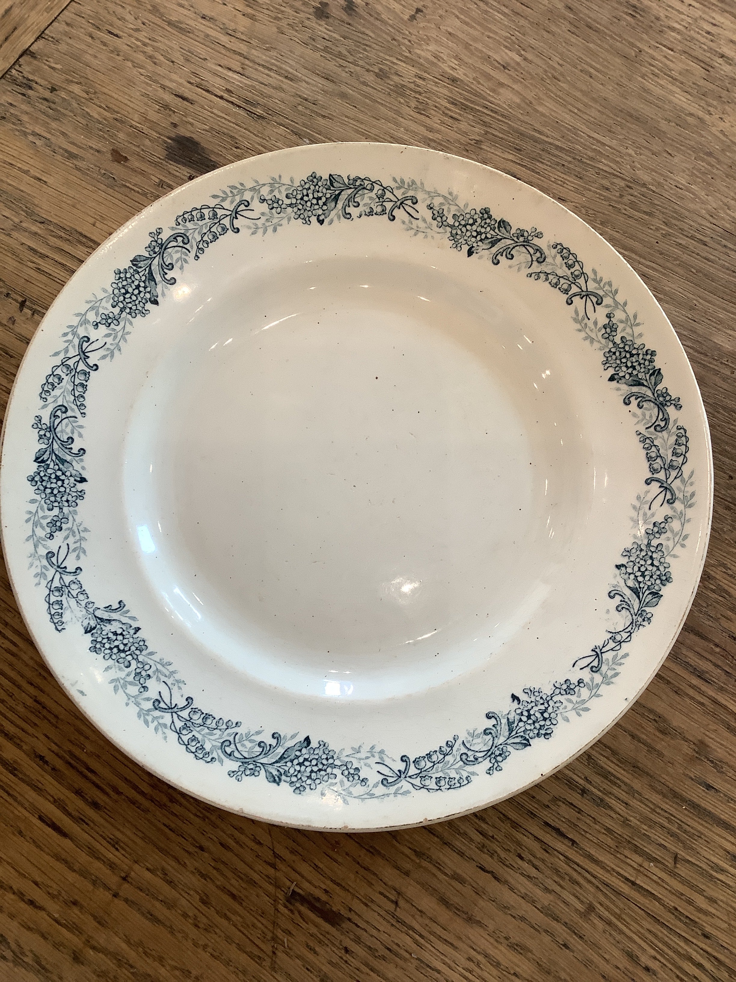 Blue and White Motif Plates