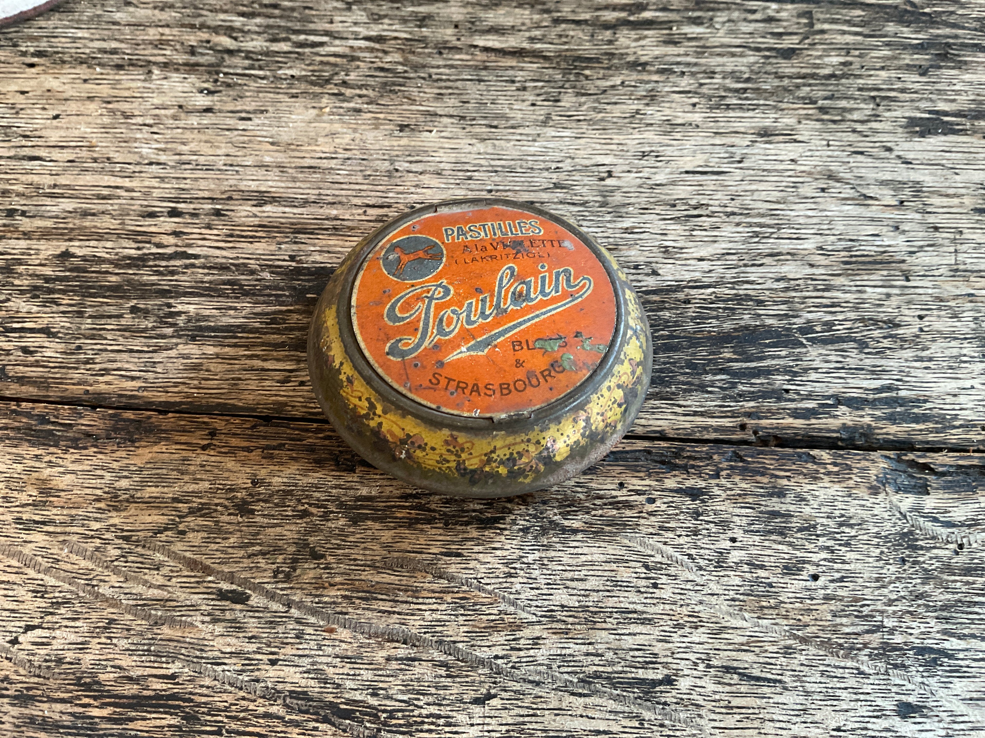 Small French Tin