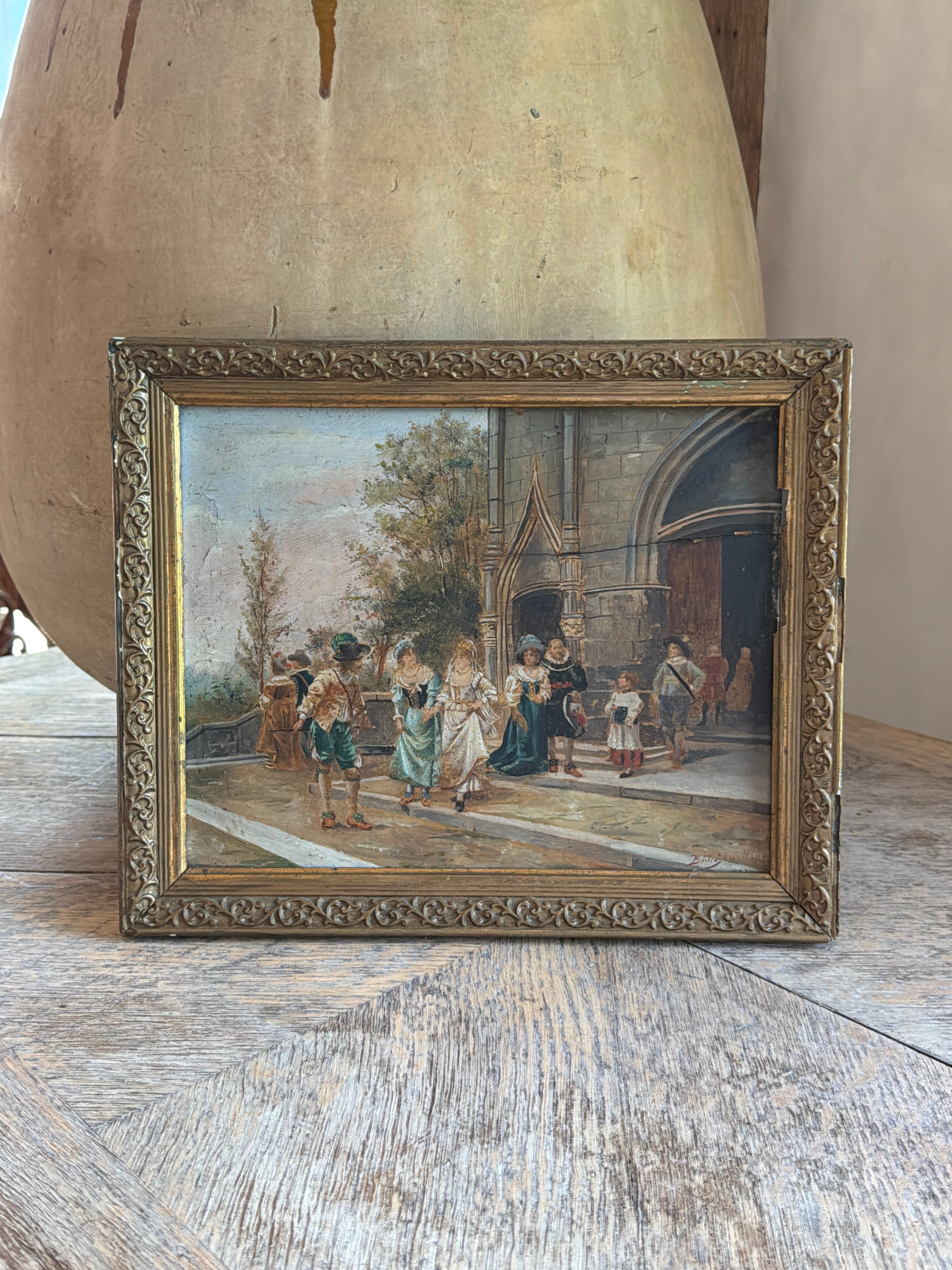 Cesare Augusto Detti, "Church Steps" Reproduction