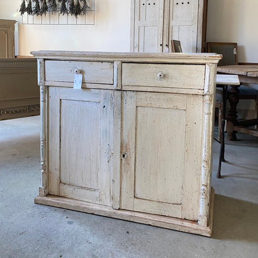 French Chippy White Sideboard