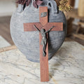 Crucifix with Pewter Jesus