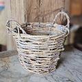 Wicker Basket with Handles