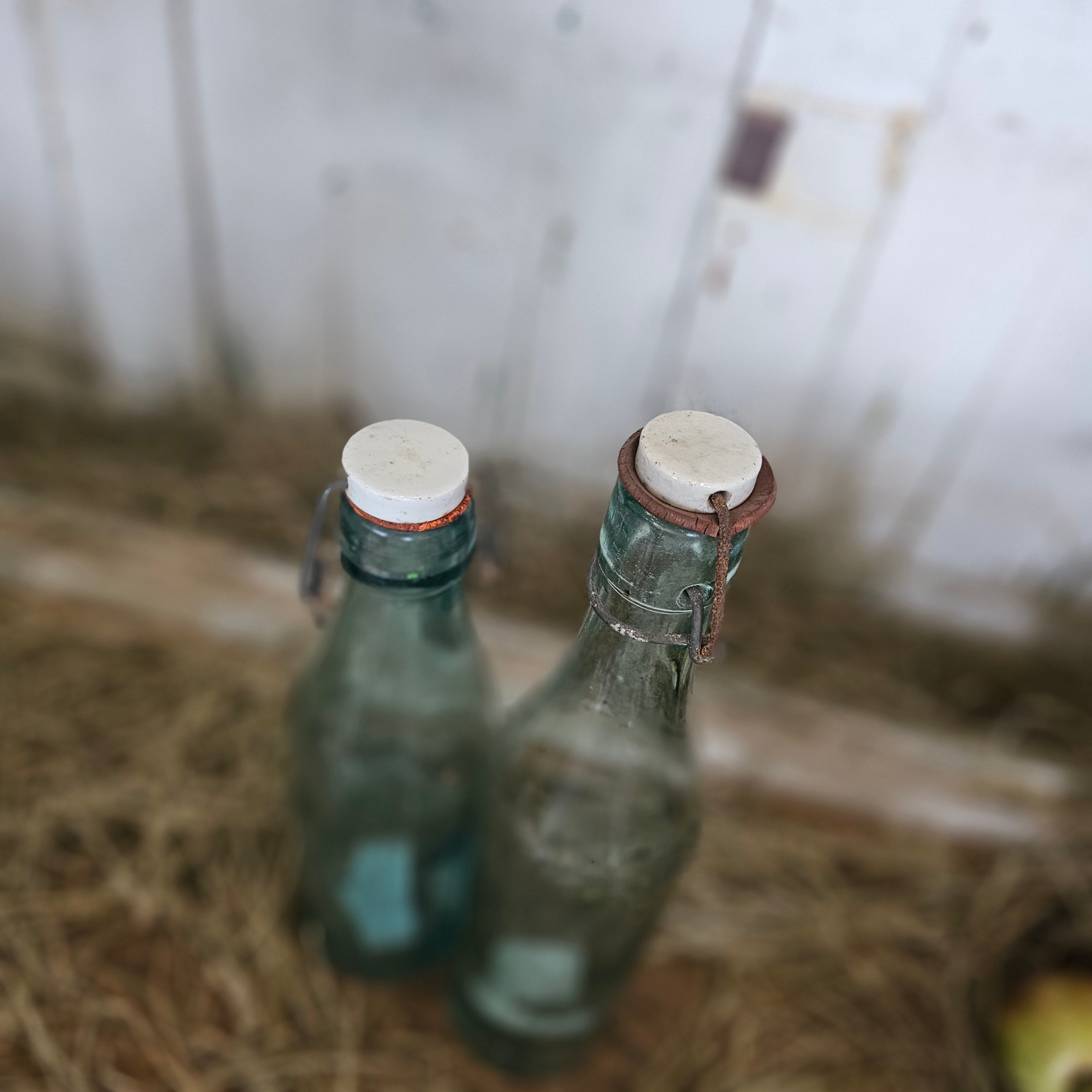 French Porcelain Top Bottle