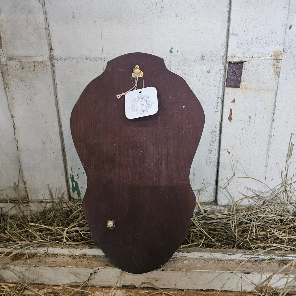 French Holy Water Plaque