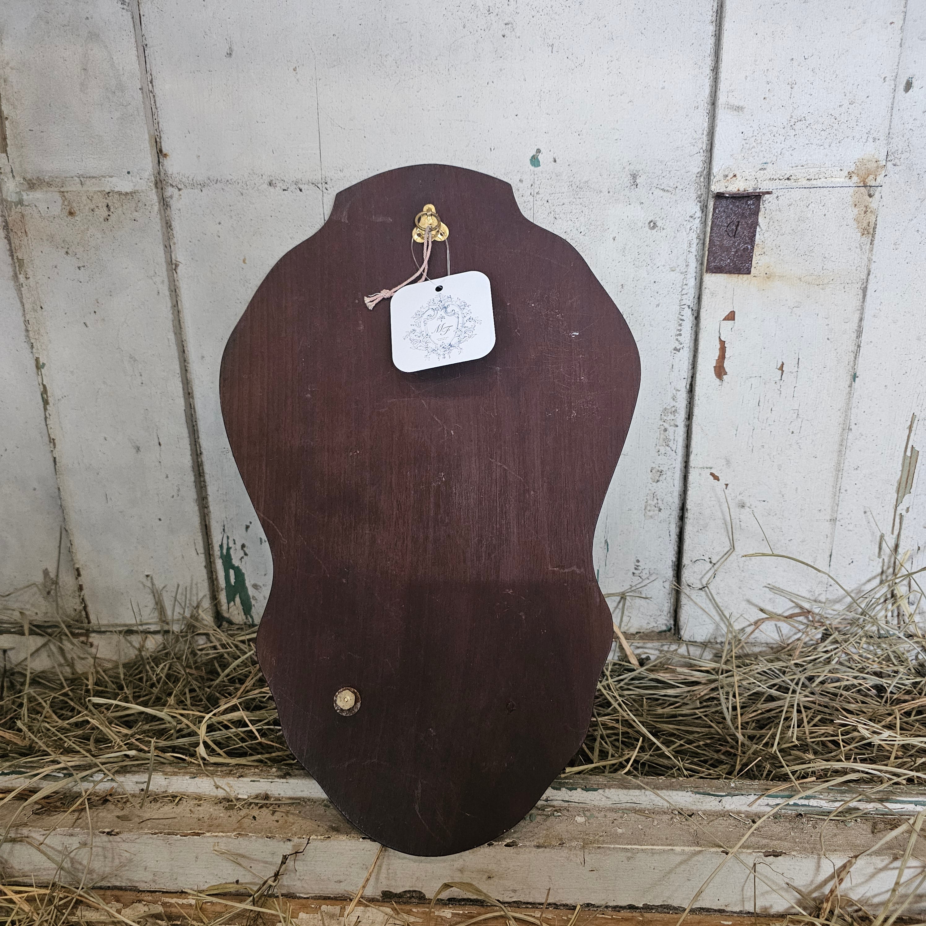 French Holy Water Plaque