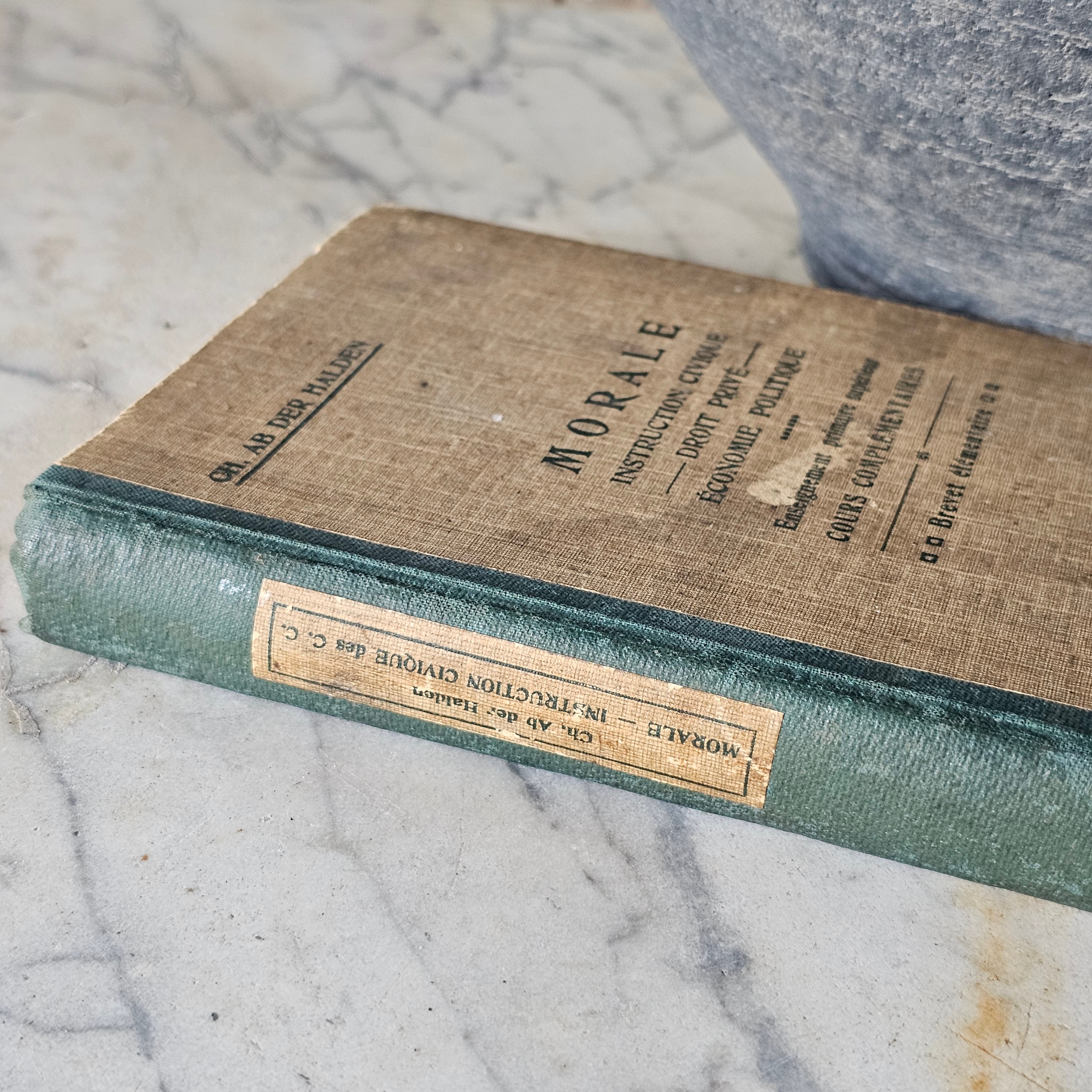 1932 Morale Hardcover Book