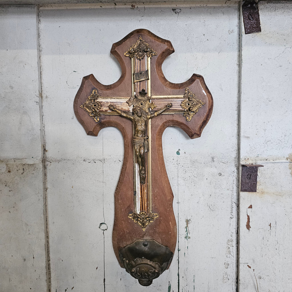 French Holy Water Plaque