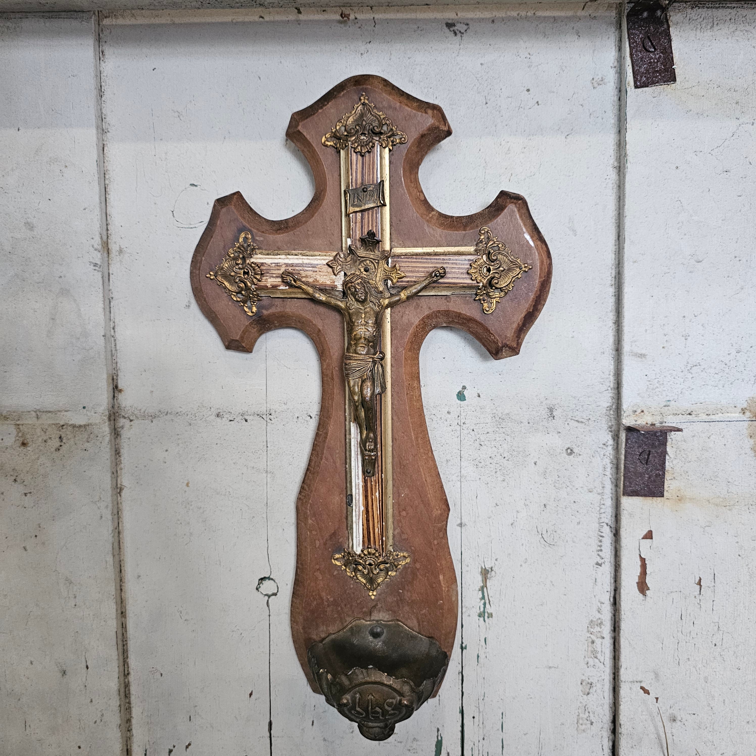 French Holy Water Plaque