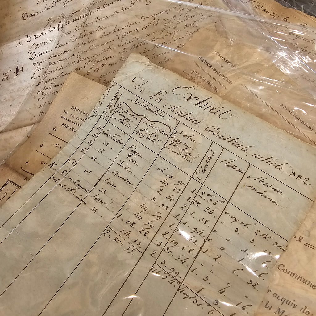 Antique French Document
