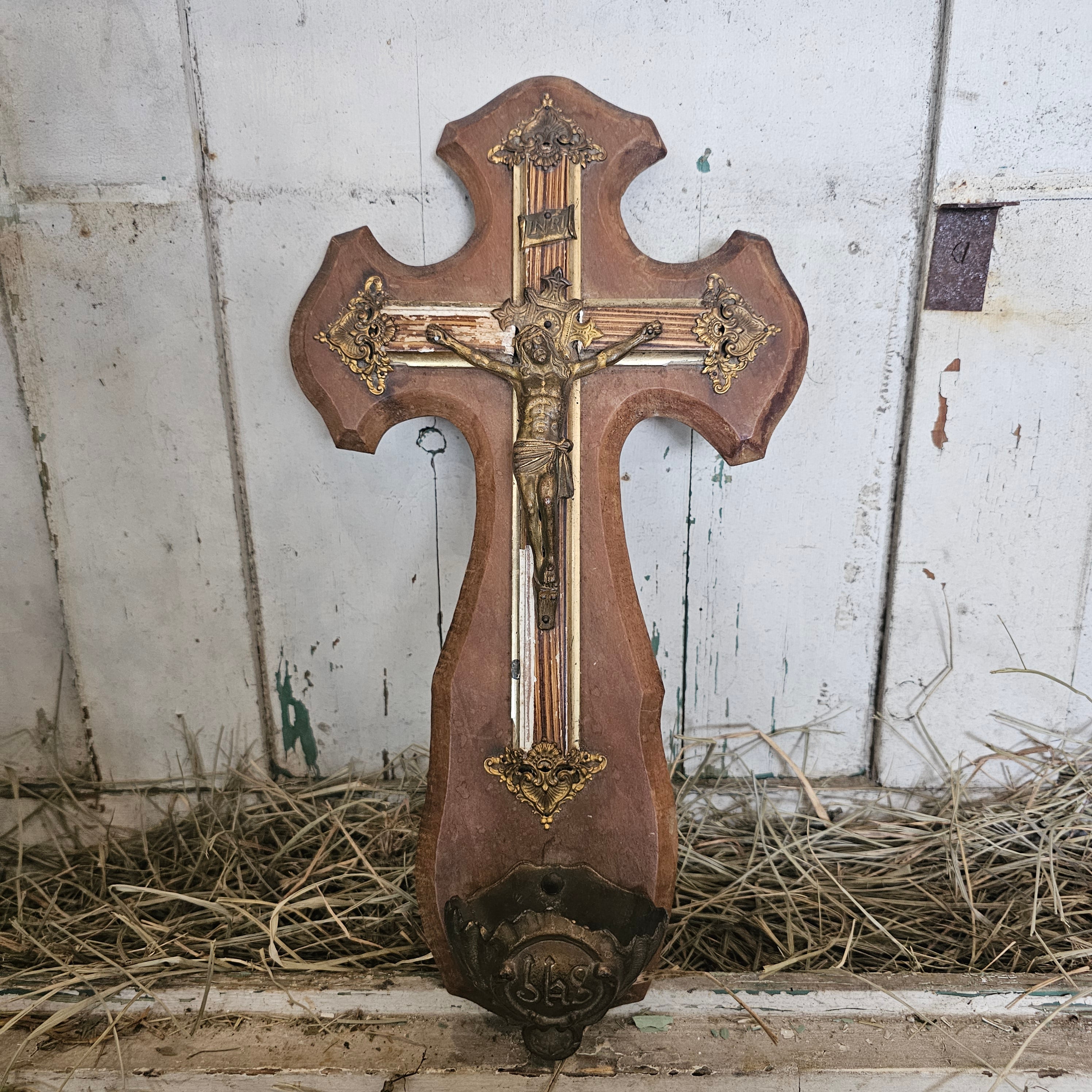 French Holy Water Plaque