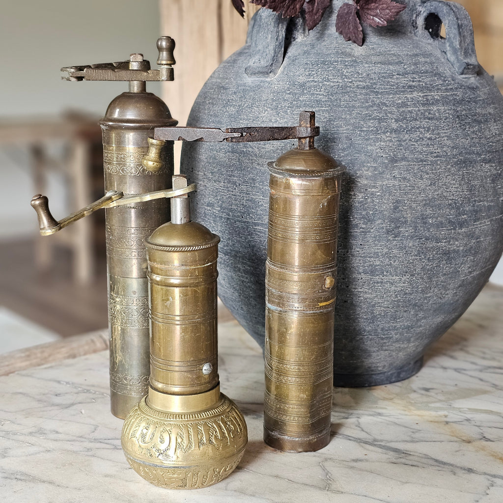 Brass Pepper Mill (9.5")