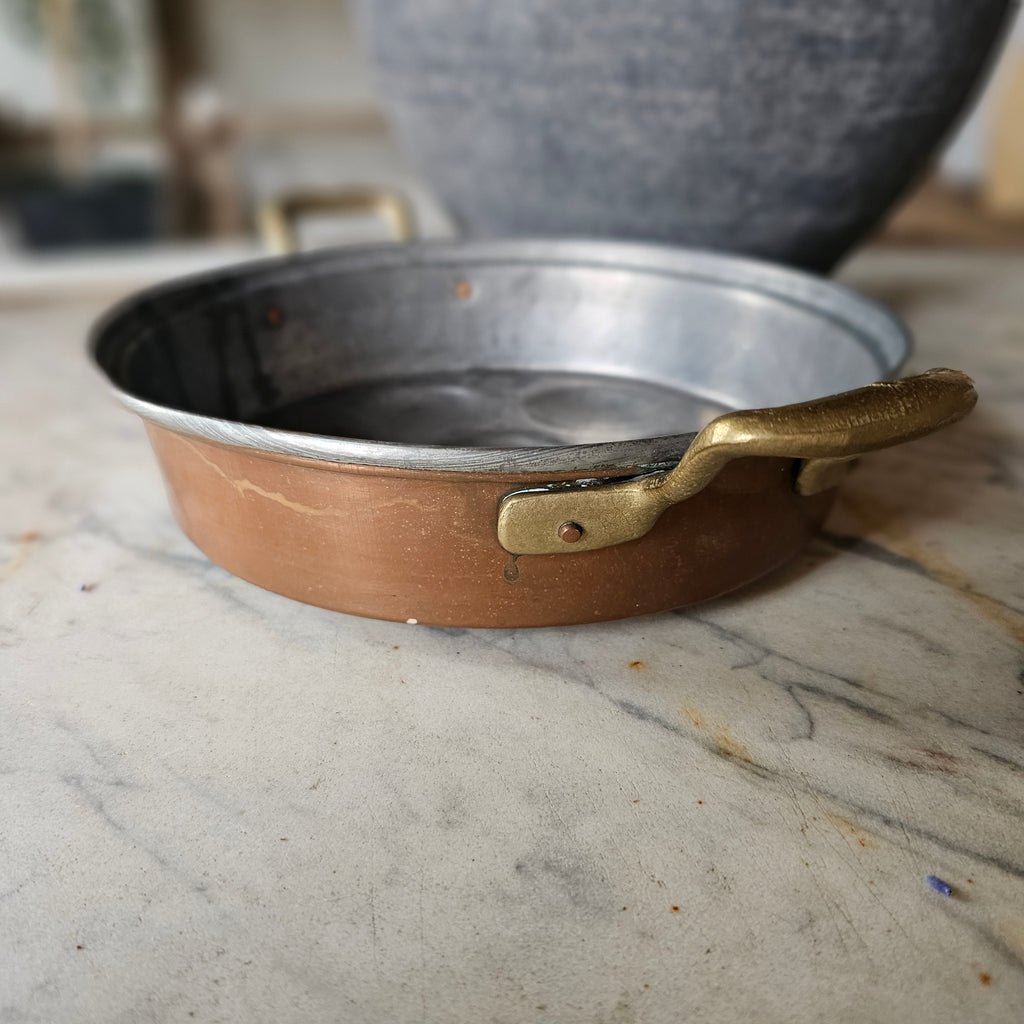Copper Egg Poacher Pan