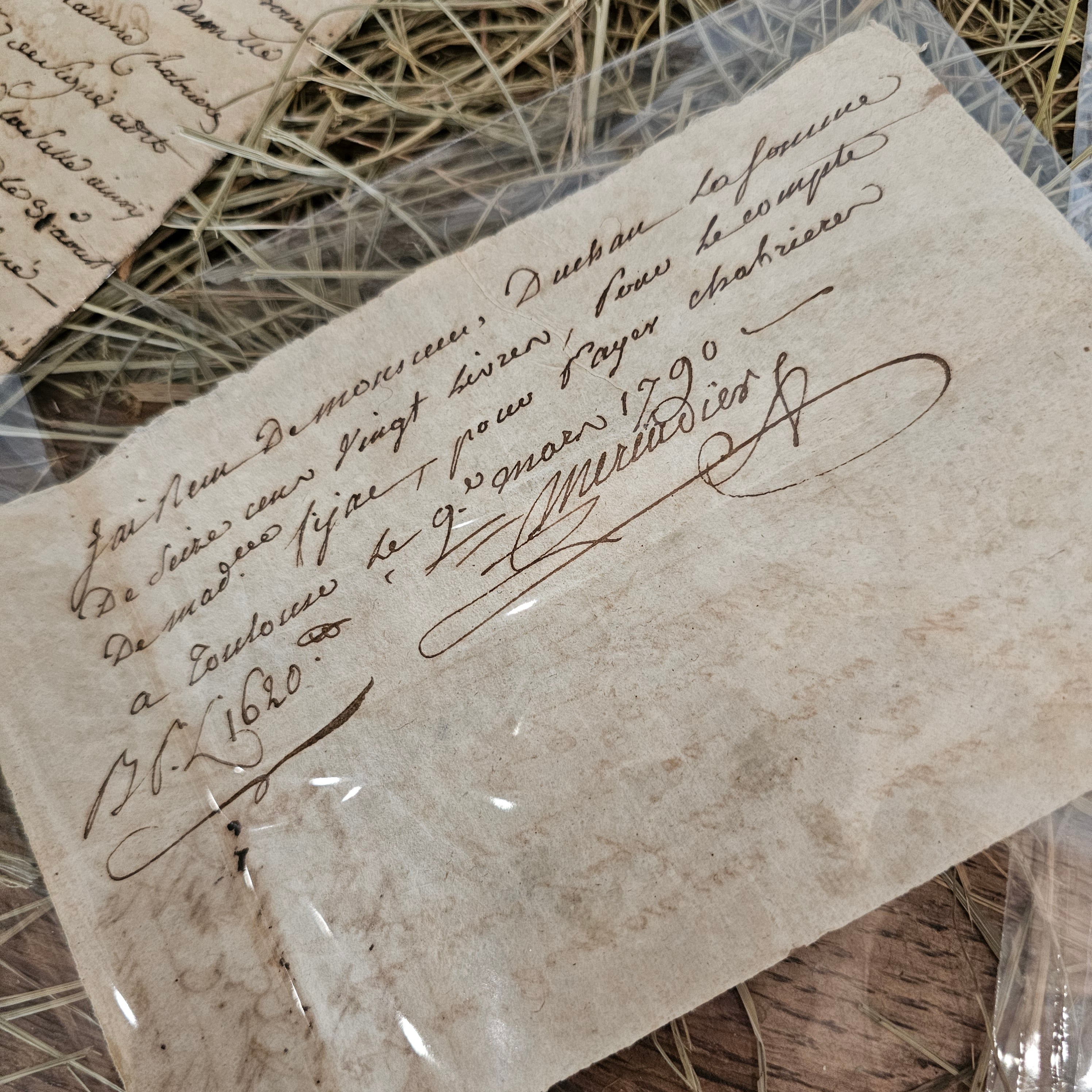 Antique French Document