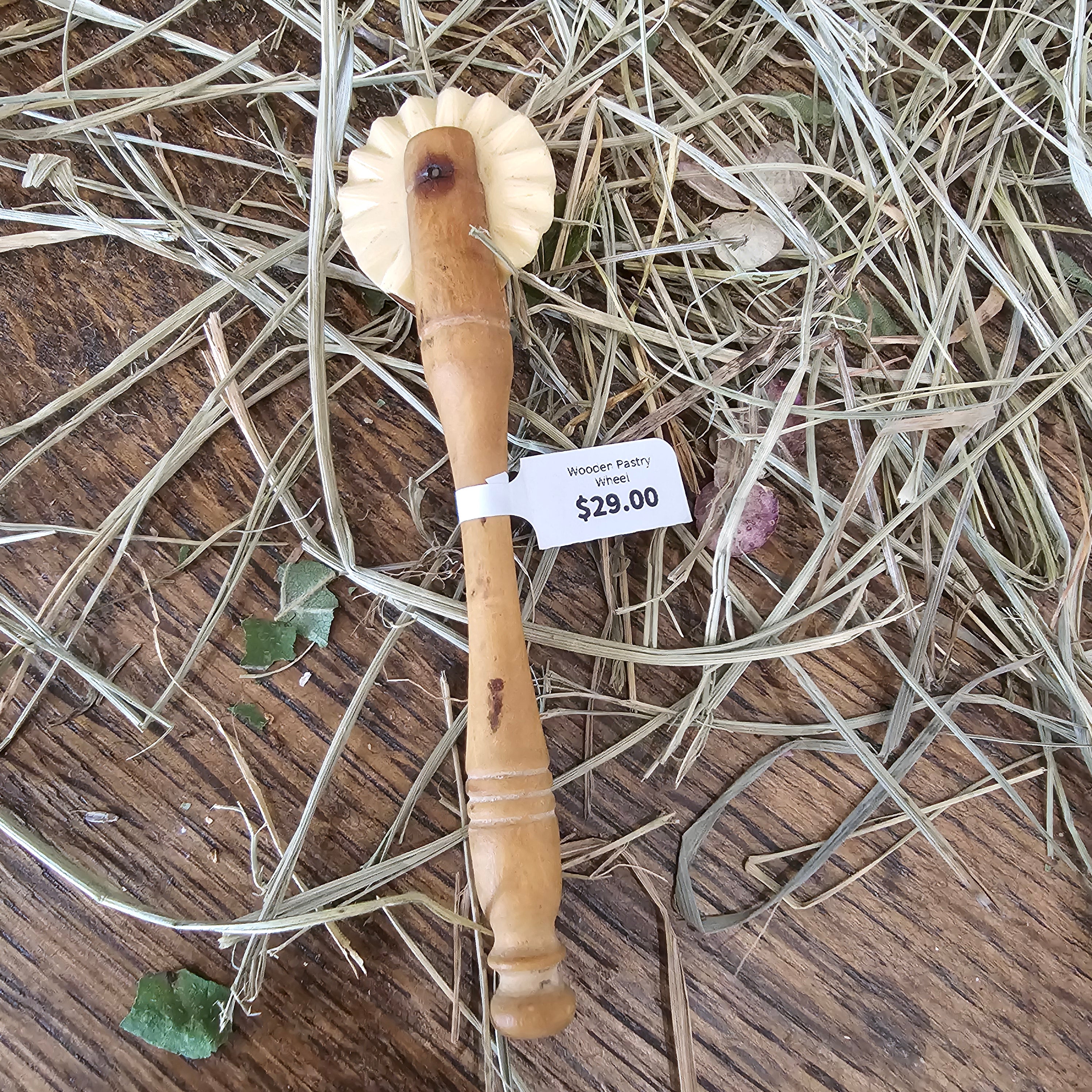 Wooden Pastry Wheel
