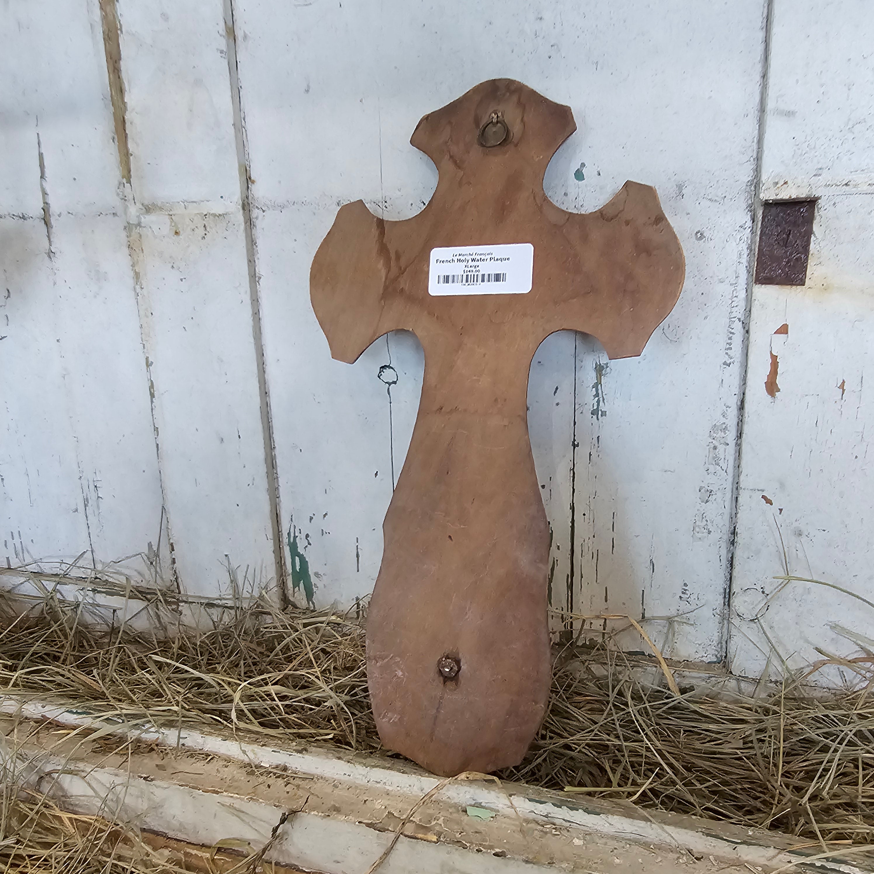 French Holy Water Plaque