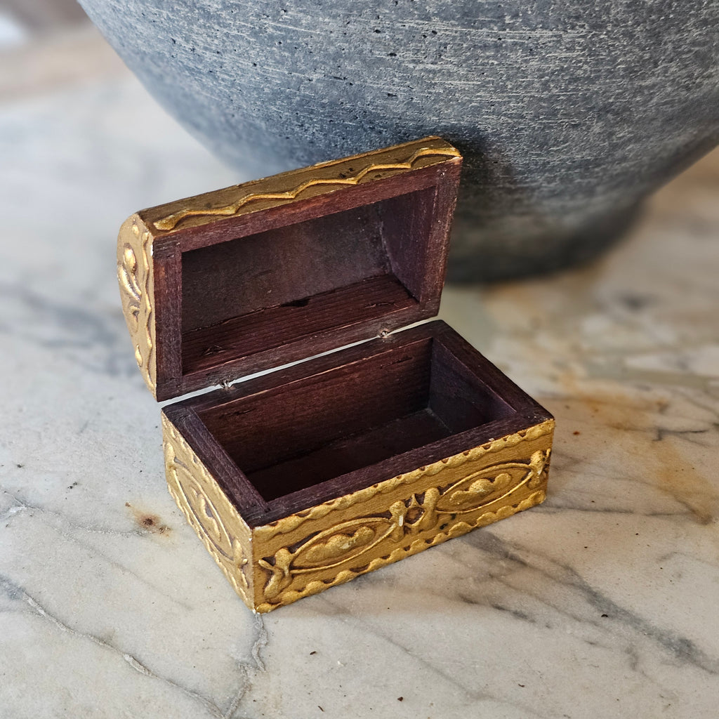 Florentine Trunk Style Trinket Box