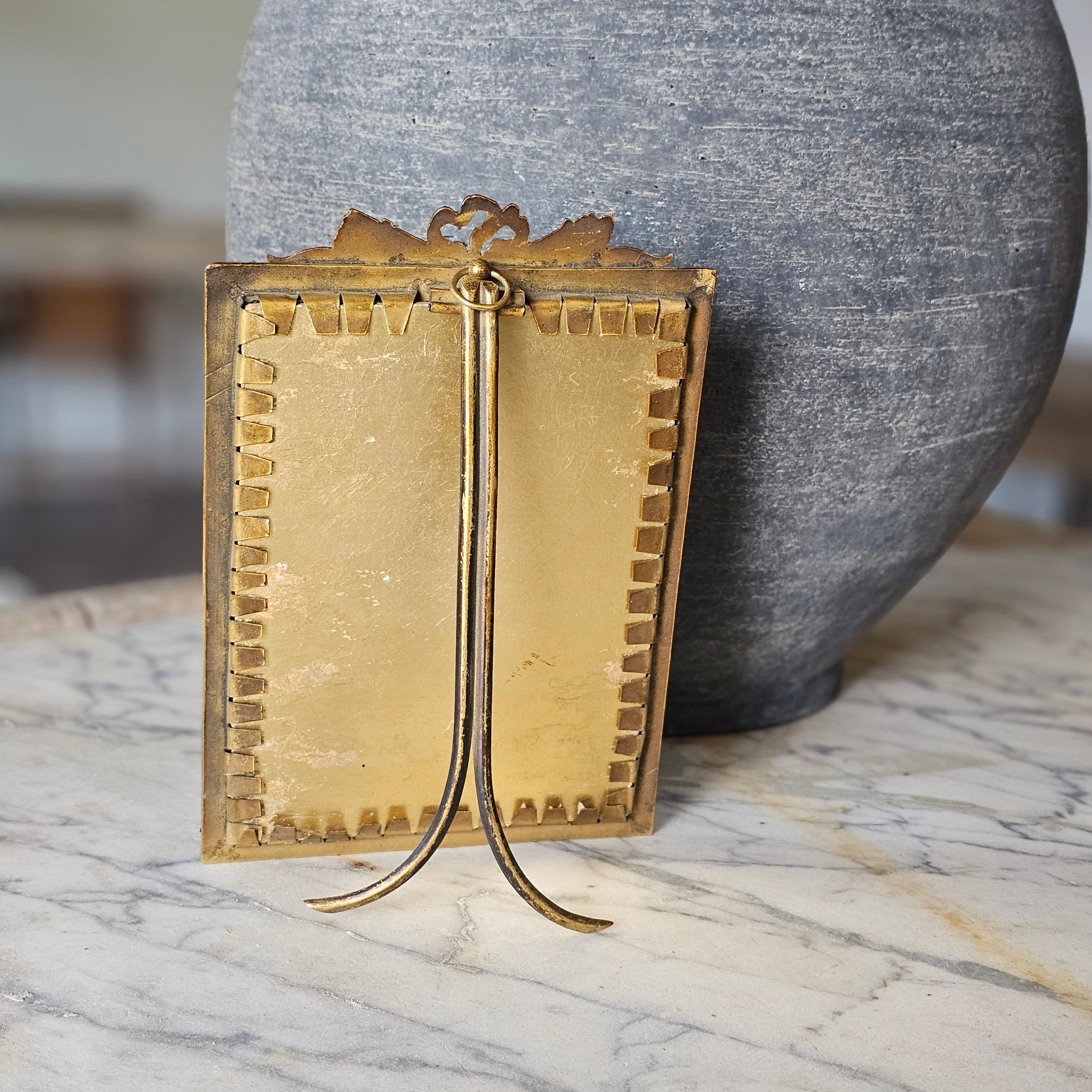 Brass Frame with Bow