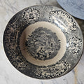 Societe Ceramique Black Transferware Bowl