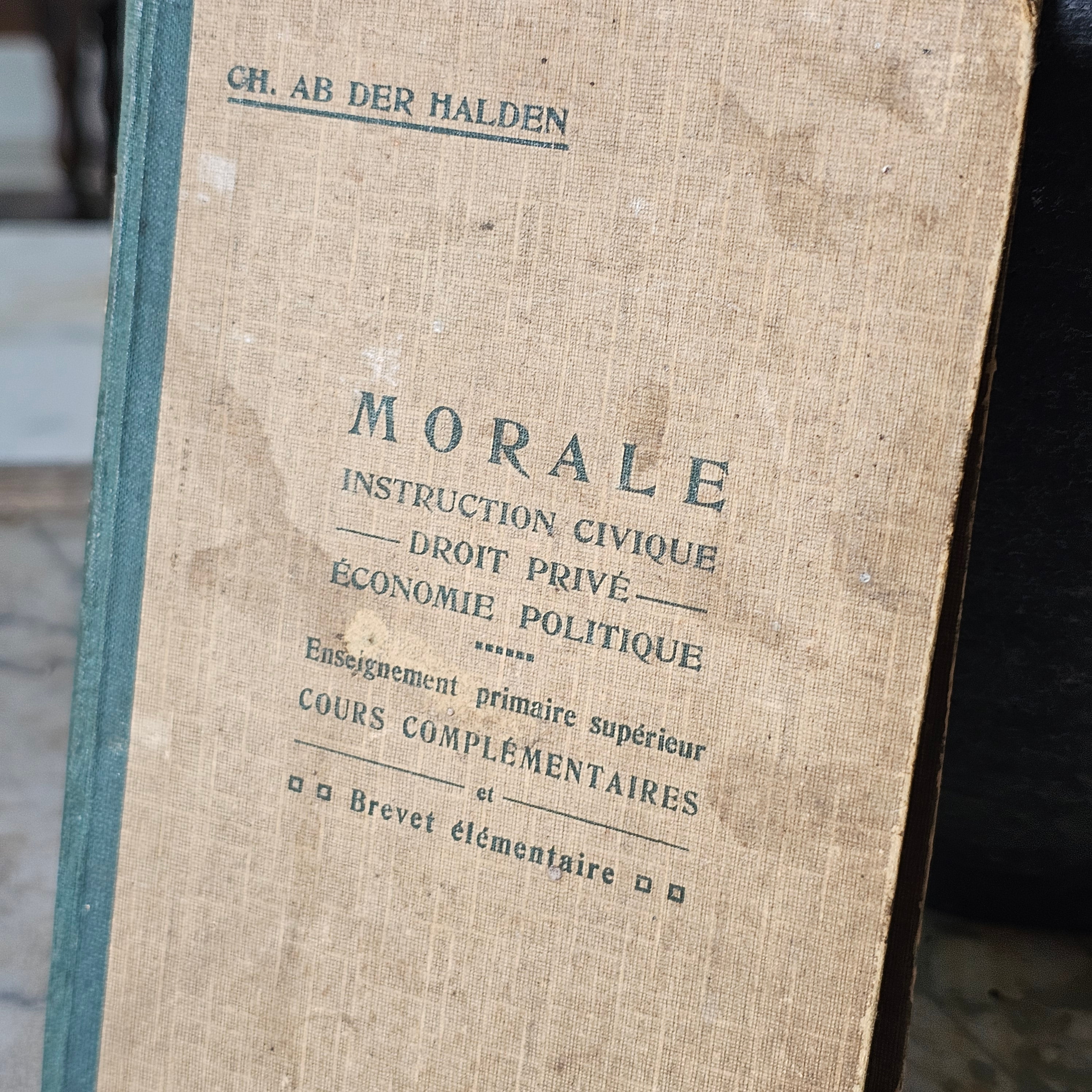 1932 Morale Hardcover Book