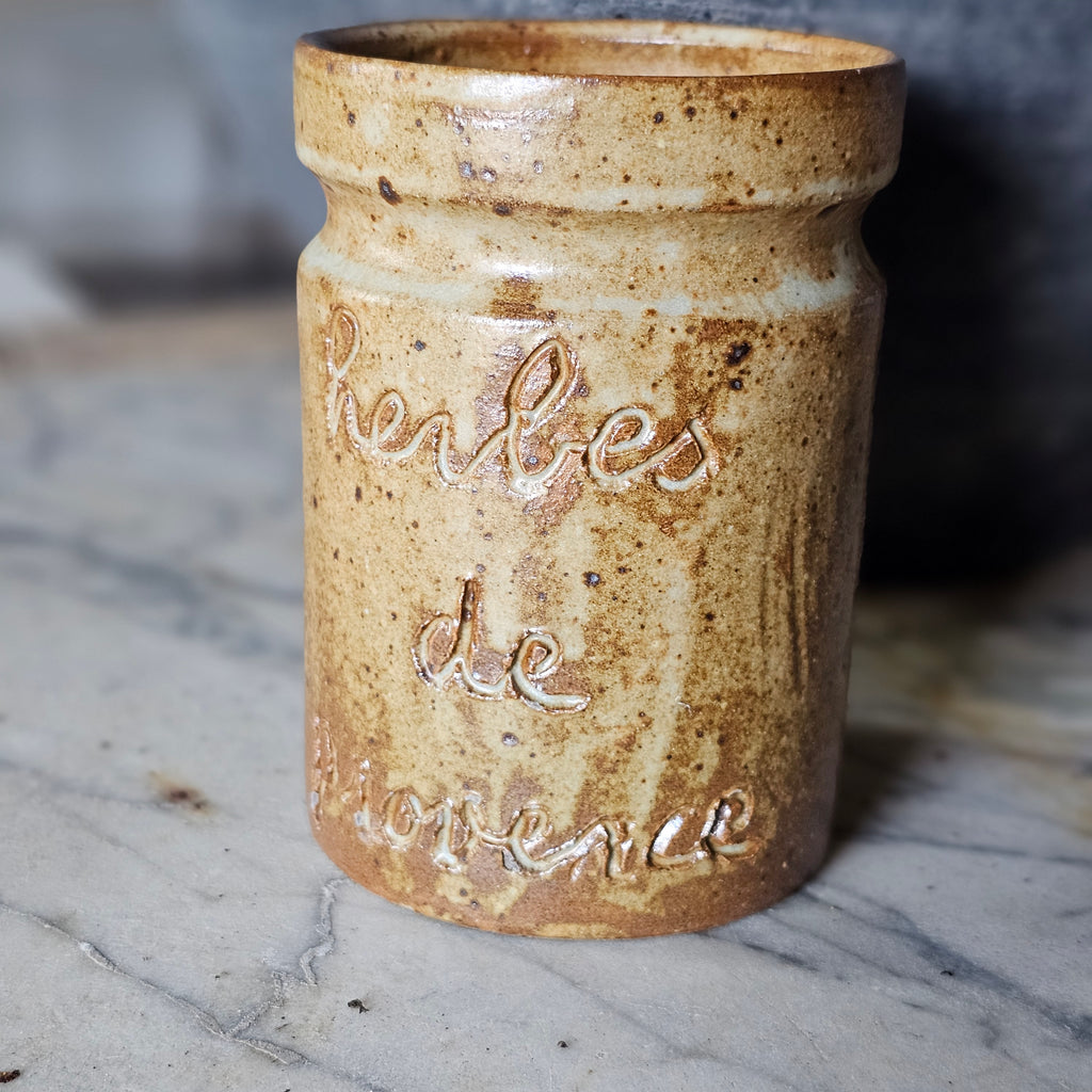Stoneware Herbes de Provence Crock