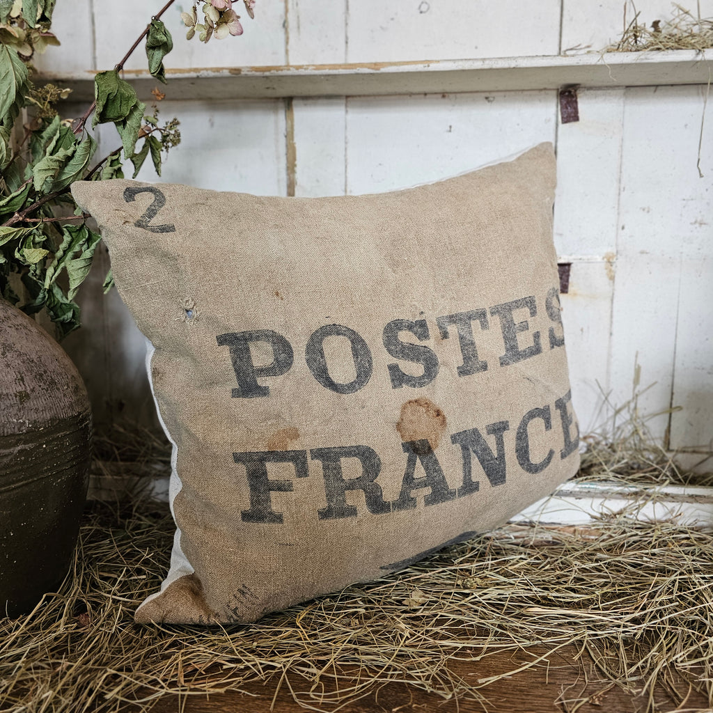 Handmade French Postes Pillow