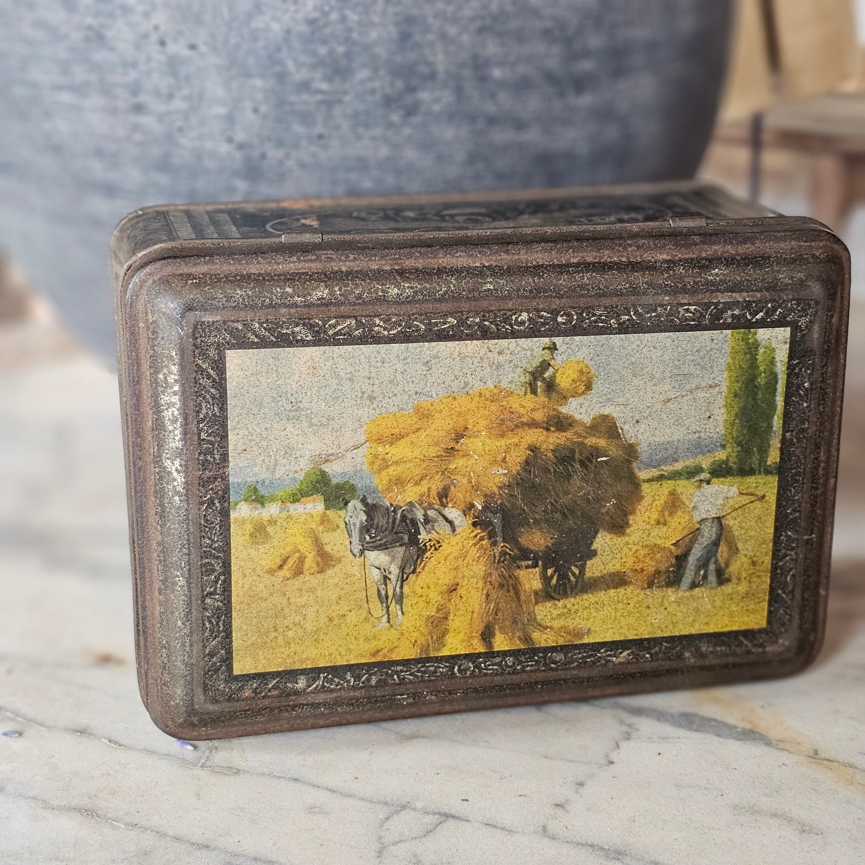Hay Harvest Tin